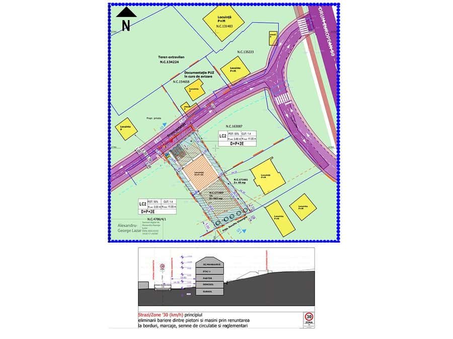 PUZ - Reglementare urbanistică pentru locuință colectivă